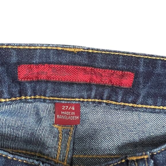 Banana Republic Jeans Limited Edition Skinny Bootcut Dark Wash DenimWomen's 27/4 - Picture 3 of 15